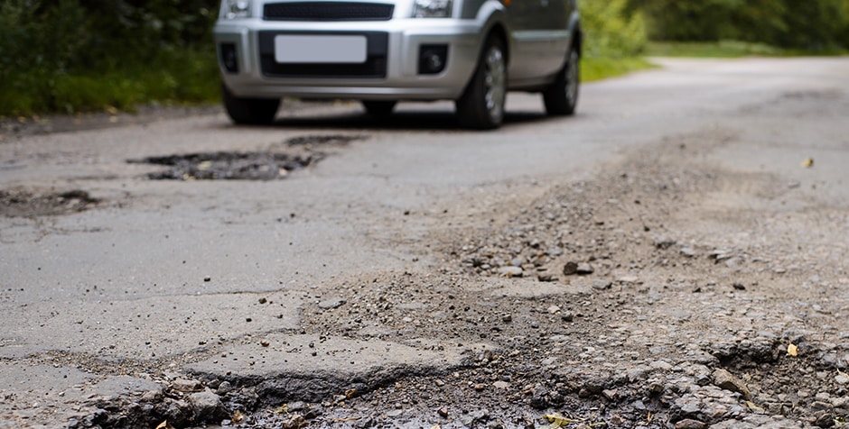 Road defects in Ohio